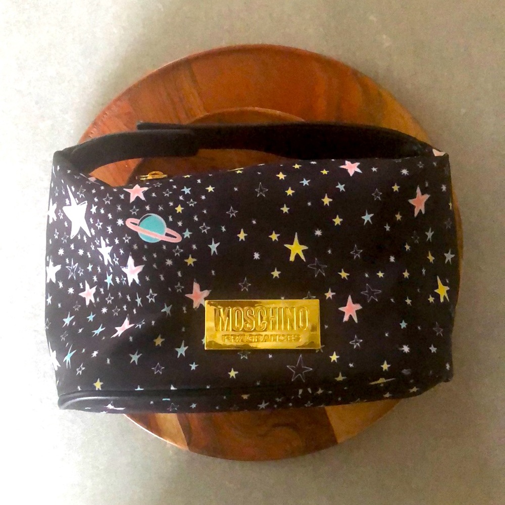 MOSCHINO fragrance bag/clutch